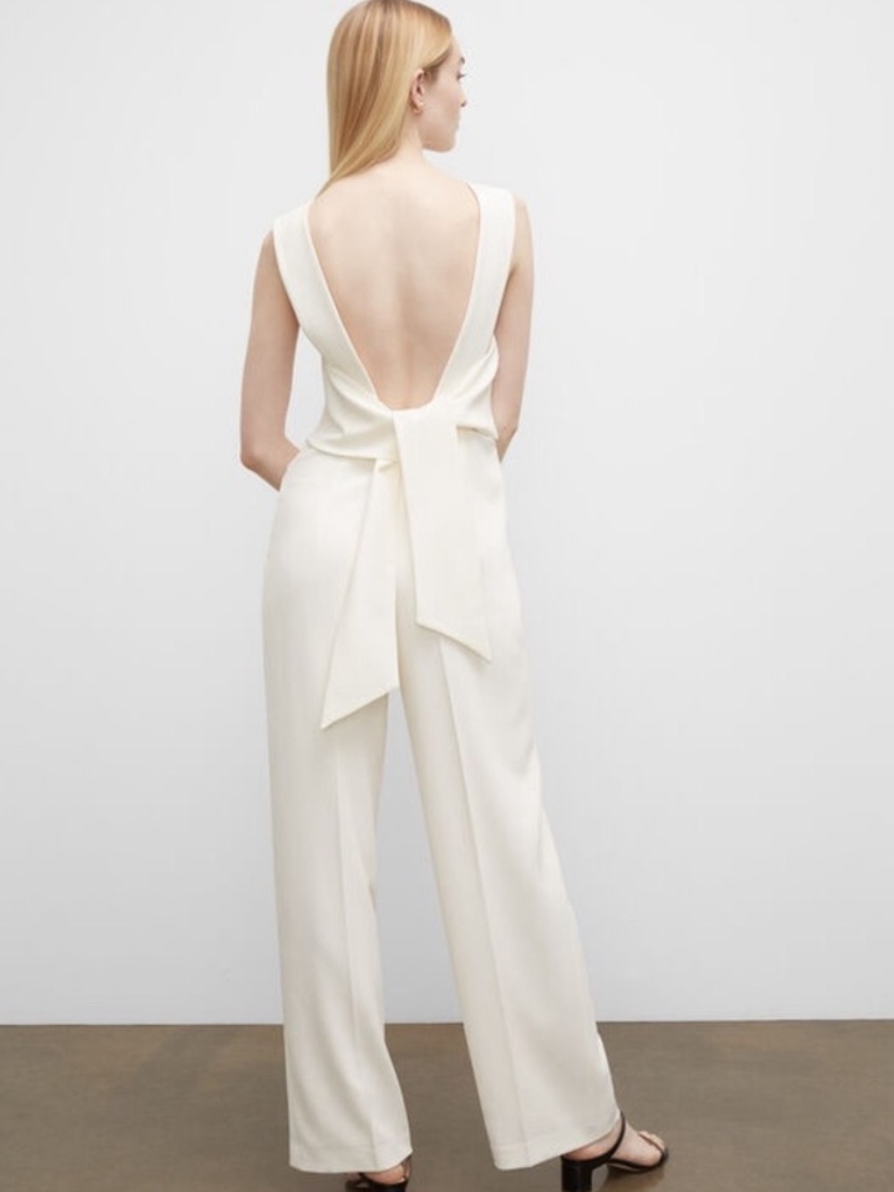 Club Monaco Tie Back Jumpsuit, Size: 0 - Picture 5 of 16